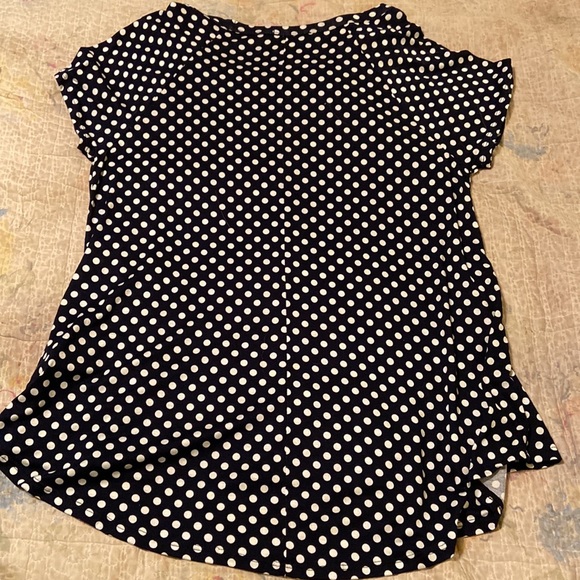 ModCloth (Sweet Claire brand) XL Polka Dot Tunic - Picture 3 of 3